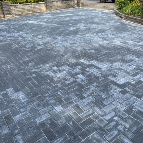 grey block paving driveway st albans