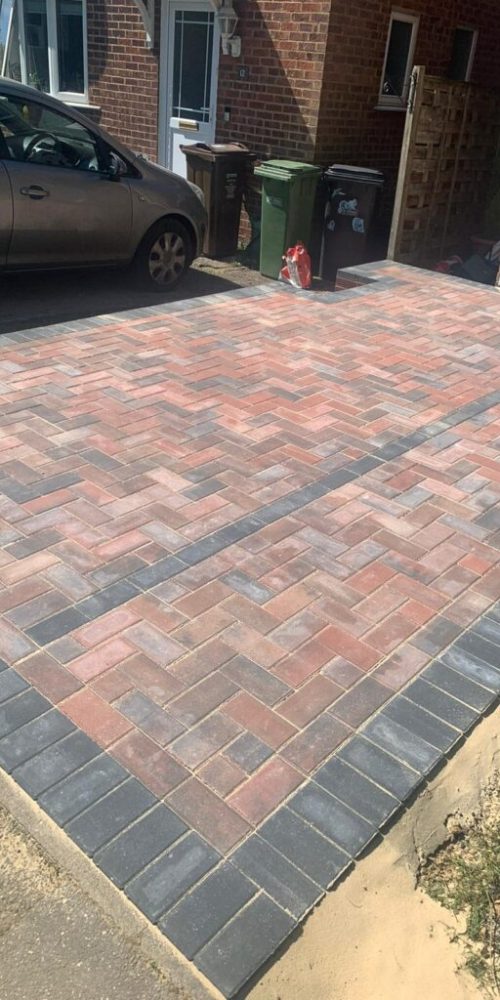 block paving drive