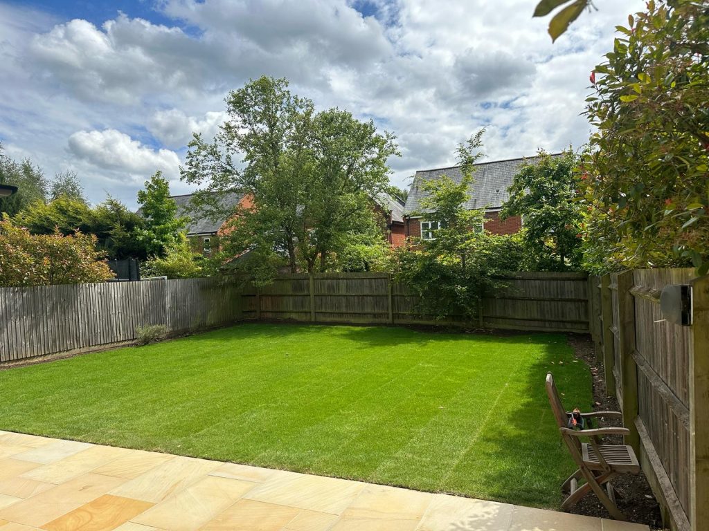 new lawn hertfordshire new lawn laid in St Albans, Hertfordshire