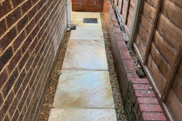 Indian Sandstone pathway Harpenden